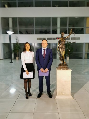 Vilniaus miesto apylinkės teismo teisėjų gretas papildė du naujai paskirti teisėjai