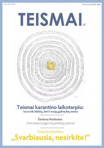 Pristatome pirmąjį šių metų TEISMAI.LT numerį, skirtą medicinos ir teisės sričių sąjungai aptarti