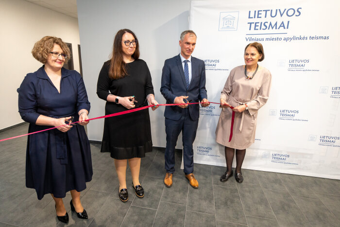 Užbaigta dalies Vilniaus miesto apylinkės teismo rūmų rekonstrukcija