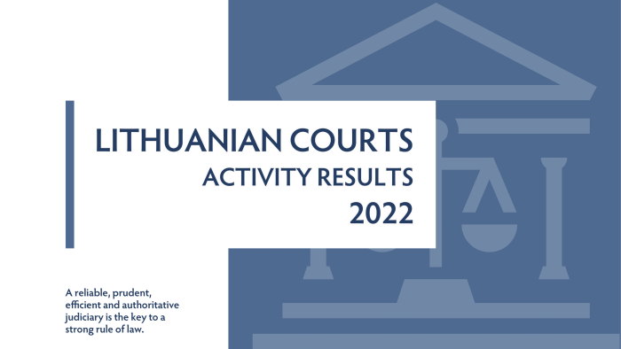 The courts have presented their operational results: the court reform accelerated case hearing in courts