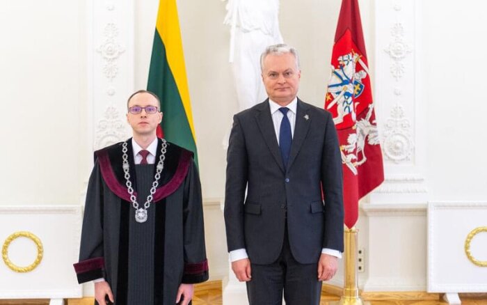 Vilniaus miesto apylinkės teisme - naujas teisėjas