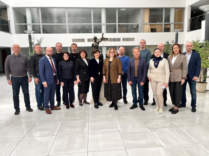 Vilniaus miesto apylinkės teisme – Ukrainos teisminių institucijų vadovų vizitas