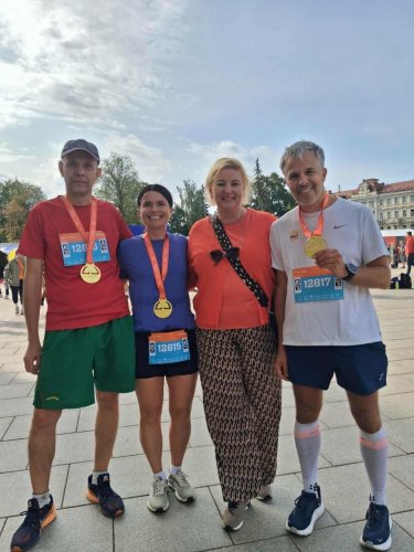 Vilniaus maratono trasoje – trys mūsų teisėjai