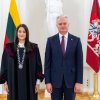 V.Žukauskaitė ir G.Nausėda / Lietuvos Respublikos Prezidento kanceliarijos nuotraukos/ Robertas Dačkus