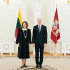 G.Žemaitytė-Keperšienė ir G.Nausėda/ Lietuvos Respublikos Prezidento kanceliarijos nuotraukos/ Eitvydas Kinaitis