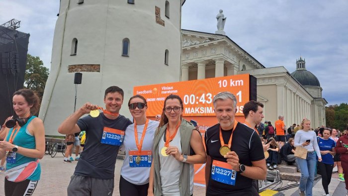 Vilniaus maratono trasoje – dvi mūsų teisėjos